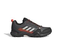 adidas Uomo Terrex AX3 GORE-TEX Hiking Shoes, Solid Grey / Grey One / Solar Red, 40 2/3 EU