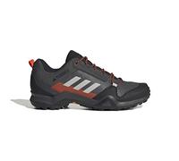 adidas Uomo Terrex AX3 Hiking Shoes, Solid Grey / Grey One / Solar Red, 40 EU