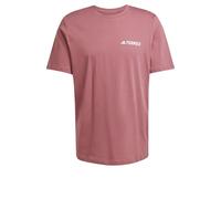 adidas Uomo Terrex Graphic T-Shirt, Burgundy, 3XL