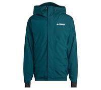 adidas Uomo TERREX MULTI 2L RAIN.RDY INSULATED RAIN JACKET, Aurora Ivy, L