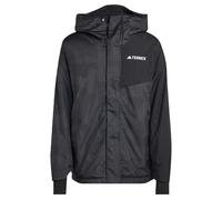 adidas Uomo TERREX MULTI 2L RAIN.RDY INSULATED RAIN JACKET, Black/Carbon, S