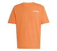 adidas Uomo Terrex Multi Climacool T-Shirt, Semi Impact Orange, XL