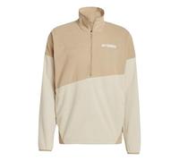 adidas Uomo Terrex Multi CLIMAWARM Fleece Anorak, Cardboard/Savanna, S