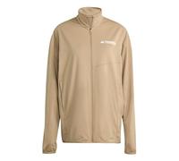 adidas Uomo Terrex Multi Climawarm Full Zip Tech Fleece Jacket, Cardboard, L