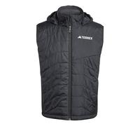 adidas Uomo Terrex Multi Climawarm Insulated Hooded Vest Coat, Black, XS