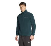 adidas Uomo Terrex Multi Essentials Half Zip Fleece Jacket, Aurora Ivy, M