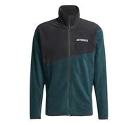 Adidas Uomo Terrex Multi Full Zip Fleece Jacket, Aurora Ivy/Black, M