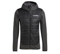 adidas Uomo Terrex Multi Hybrid Insulated Hooded Jacket, Black, L