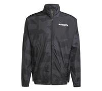 adidas Uomo Terrex Multi Printed Wind Jacket, black/carbon, XL