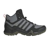 Adidas Uomo Terrex Swift R2 Mid Gore-Tex Hiking Shoes, Solid Grey/Core Black/Olive Strata, 48 EU