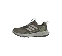 adidas Uomo Terrex Tracefinder 2 Climaproof Trail Running Shoes, Olive Strata/Wonder Alumina/Lucid Tangerine, 44 EU