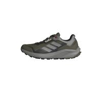 adidas Uomo Terrex Trail Rider Trail Running Shoes, Olive Strata/Solid Grey/Orange, 41 1/3 EU
