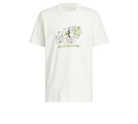 adidas Uomo That Dawg in Em Graphic Shirt, off White, 3XL
