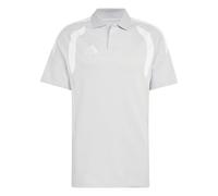adidas Uomo Tiro26 League Polo Shirt, Team Light Grey/White, S