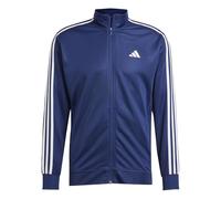 Adidas Uomo Train Essentials 3-Stripes Training Hooded Track Top, Dark Blue, S