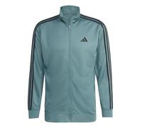 adidas Uomo Train Essentials 3-Stripes Training Hooded Track Top, preloved Teal, XXL