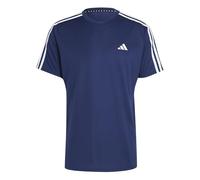 adidas Uomo Train Essentials 3-Stripes Training Tee, Dark Blue/White, XXL