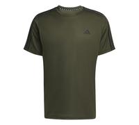 Adidas Uomo Train Essentials 3-Stripes Training Tee, Night Cargo/Black, XL