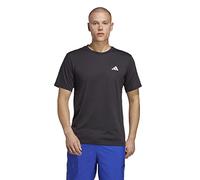 adidas Uomo Train Essentials Comfort Training Tee, Black/White, XL