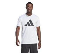 T-shirt adidas Train Essentials Feelready Logo manica corta bianco puro nero - XL