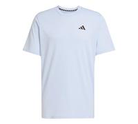 Adidas Uomo Train Essentials Feelready Training Tee, Glow Blue/Black, XXL