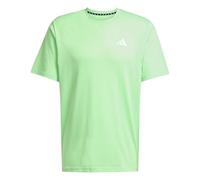 adidas Uomo Train Essentials Feelready Training Tee, Lime Burst/White, S