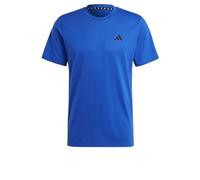 adidas Uomo Train Essentials Feelready Training Tee, Semi Lucid Blue/Black, M