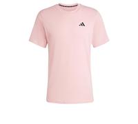adidas Uomo Train Essentials Feelready Training Tee, Semi Pink Spark/Black, S Tall
