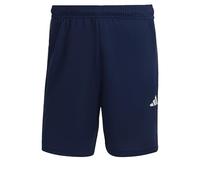 Adidas Uomo Train Essentials piqué 3-Stripes Training Shorts, Dark Blue/White, XXL