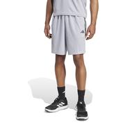 Adidas Train Essentials Piqué 3 Stripes Training Shorts Grigio S / Regular Uomo