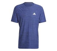 Adidas Uomo Train Essentials Stretch Training Tee, Dark Blue/Black/White, M Tall