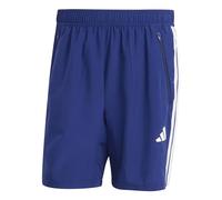 Pantaloni corti adidas Essentials Training Woven 3 strisce blu navy bianco - XL
