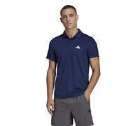 adidas Uomo Train Essentials Training Polo Shirt, Dark Blue/White, XXL