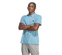 Adidas Uomo Train Essentials Training Polo Shirt, preloved Blue/Black, XL