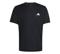 Adidas Workout Essentials Base 3 Stripes Short Sleeve T-shirt Nero M / Regular Uomo