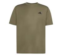 adidas Uomo Workout Essentials Base Shirt, Olive Strata, S