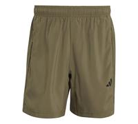 adidas Uomo Workout Essentials Base Woven Short Shorts, Olive Strata, XL 5 inch
