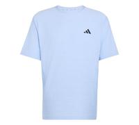 adidas Uomo Workout Essentials Flex Shirt, Glow Blue Mel, M