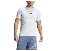 adidas Uomo Workout Logo Tee, Halo Blue/Black, M