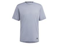 adidas Uomo Yoga Base Training Tee, Silver Violet/Carbon, XS