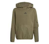 Adidas Utility Pack Fleece Hoodie Junior Felpa con Cappuccio Unisex - Bambini e Ragazzi
