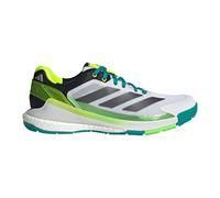 adidas Crazyquick Boost Padel Shoes, Scarpe Uomo, Cloud White/Core Black/Lime Burst, 42 2/3 EU