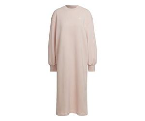 adidas Vestito da donna in pile sotto il ginocchio, Vapur Rosa, Medium