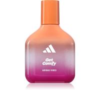Adidas Vibes Get Comfy Eau de Parfum, per Tutti, Rilassante e Confortevole, Profumo a Lunga Durata, Vaniglia e Mandarino, 50 ml