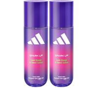 adidas Vibes Spark Up Acqua profumata spray per corpo e capelli, da Donna, Mood Boosting, Note di Mango succoso e Limone dolce, Per Ogni Occasione, 236 ml (Confezione da 2)