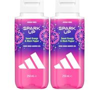 adidas Vibes Spark Up Docciaschiuma, 250ml, Con Note di Arancia Dolce e Pepe Nero, Profumo Genderful (Confezione da 2)