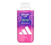 adidas Vibes Spark Up Docciaschiuma, 400ml, Con Note di Arancia Dolce e Pepe Nero, Profumo Genderful