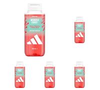 adidas Vibes Wonder Force Docciaschiuma, 250ml, Con Note di Rabarbaro e Muschio Bianco, Profumo Genderful (Confezione da 5)