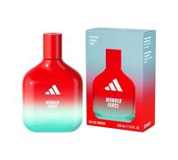 adidas Vibes Wonder Force Eau de Parfum Unisex | Profumo sportivo fruttato agrumato, a lunga tenuta, risveglia i sensi, note di rabarbaro, rosa e muschio bianco, 98 ml.