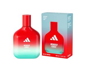 adidas Vibes Wonder Force Eau de Parfum Unisex | Profumo sportivo fruttato agrumato, a lunga tenuta, risveglia i sensi, note di rabarbaro, rosa e muschio bianco, 98 ml.